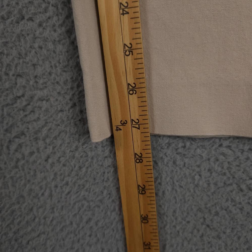 Talbots Pants Womens 6 Khaki Beige Heritage Ankle Stretch Side Zip Career Office - Picture 8 of 13